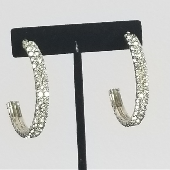 Rhinestone earrings - Picture 10 of 10